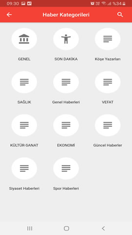 Haber Kategorileri